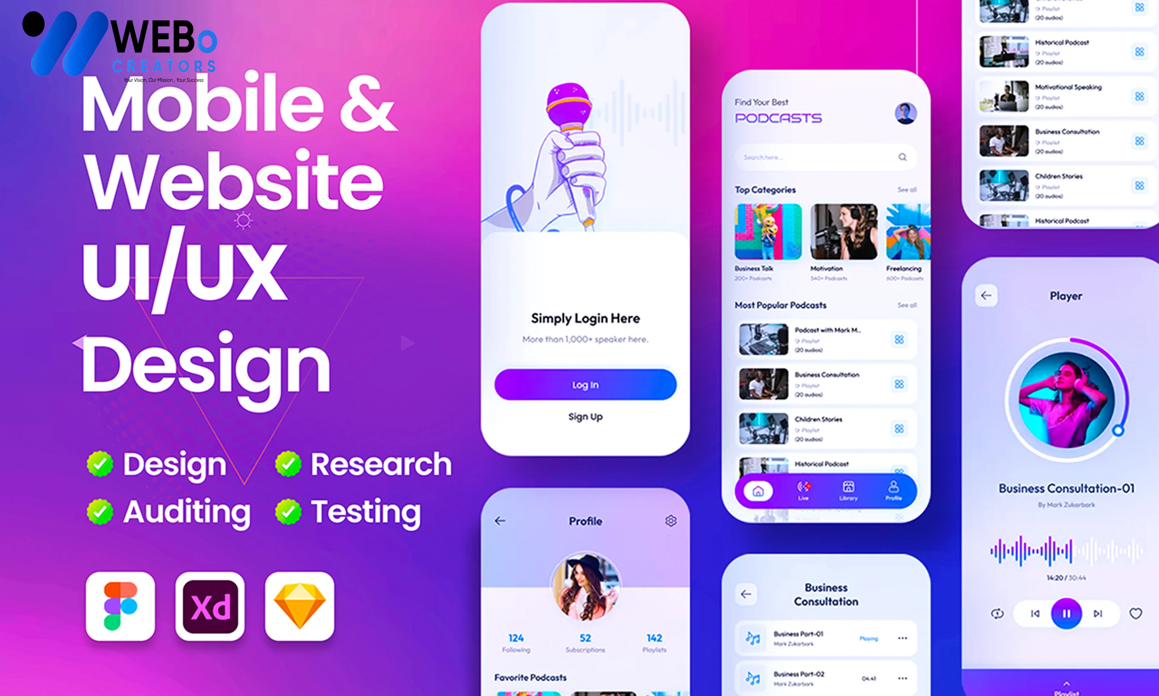 Flutter App UI/UX Design | Beautiful Flutter Interface Design in Texas