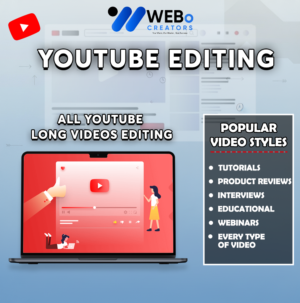 YouTube Video Editing Services at Affordable Cost - Hire Experienced YouTube Video Editors in Texas